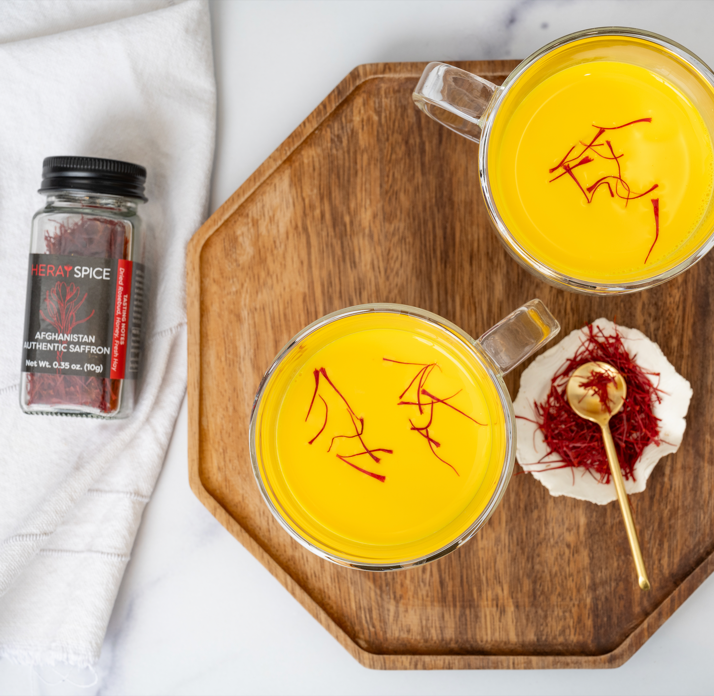 2 Grams (0.07 Oz) Heray Saffron Powder, Afghani Superior Negin Quality