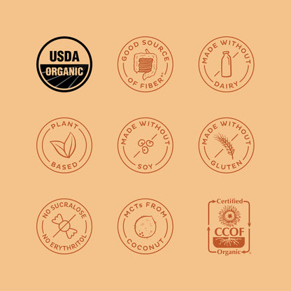 Organic Plant Protein, Salted Caramel Coffee, 28 Servings