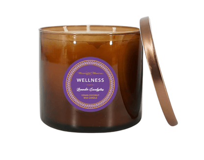 Wellness Lavender Eucalyptus 3 - Wick Candle - Vegan America
