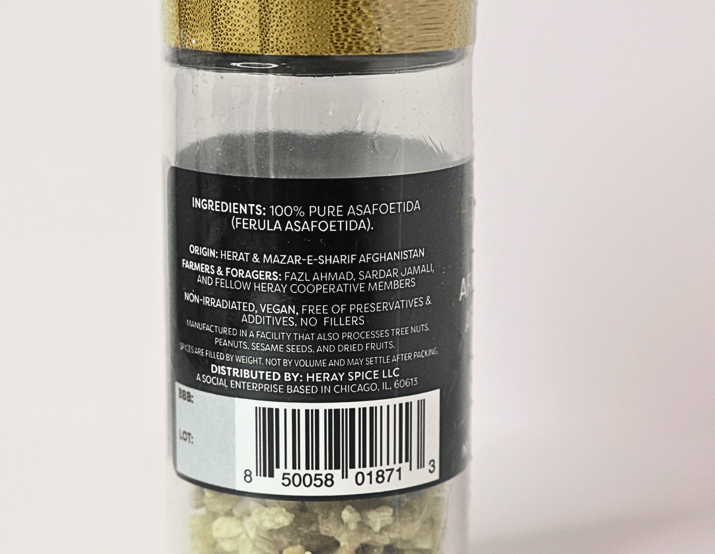 Wild Afghani Hing (Asafoetida) 100% Pure Resin (1 Oz) 28.5 gr - Vegan America