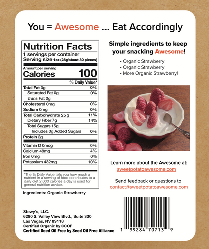 Freeze Dried Strawberry Slices