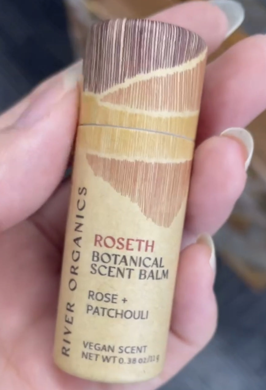 Roseth: Rose + Patchouli - Botanical Scent Balm