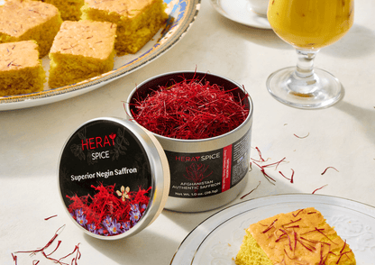 Heray Afghan Saffron Extra Class Premium Super Negin Quality - Vegan America