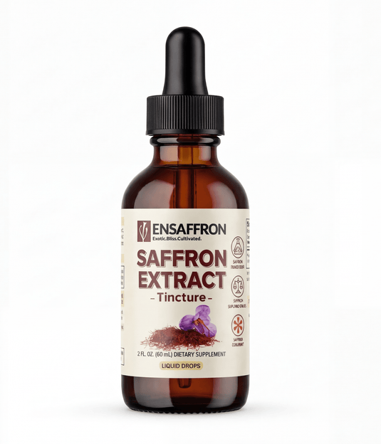 Premium Saffron Extract Tincture (Made With Pure Heray Saffron Threads) - Vegan America