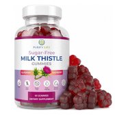 Sugar-Free Milk Thistle Gummies for Liver Cleanse Detox & Repair, Vegan - Vegan America