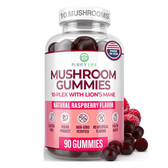 World's First Mushroom Gummies with Lions Mane, Supports Focus & Clarity - Vegan America