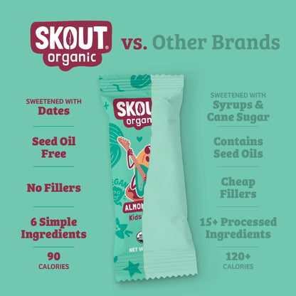 Skout Organic Almond Cookie Kids Bar