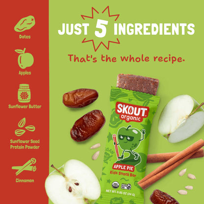 Skout Organic Apple Pie Kids Bar
