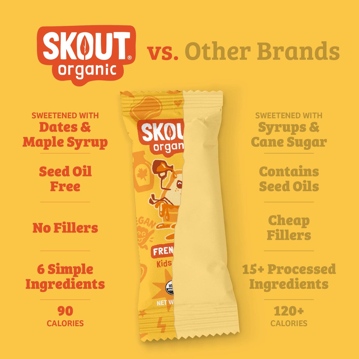 Skout Organic French Toast Kids Bar