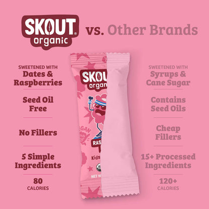 Skout Organic Raspberry Rush Kids Bar