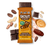 Skout Organic Chocolate Peanut Butter Protein Bar - Vegan America