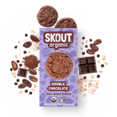 Skout Organic Double Chocolate Soft Baked Cookies - Vegan America