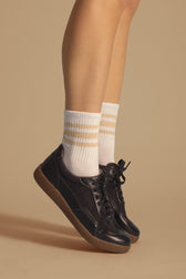 NOMAD MOON – black sneakers from wheat & corn leather and linen - Vegan America
