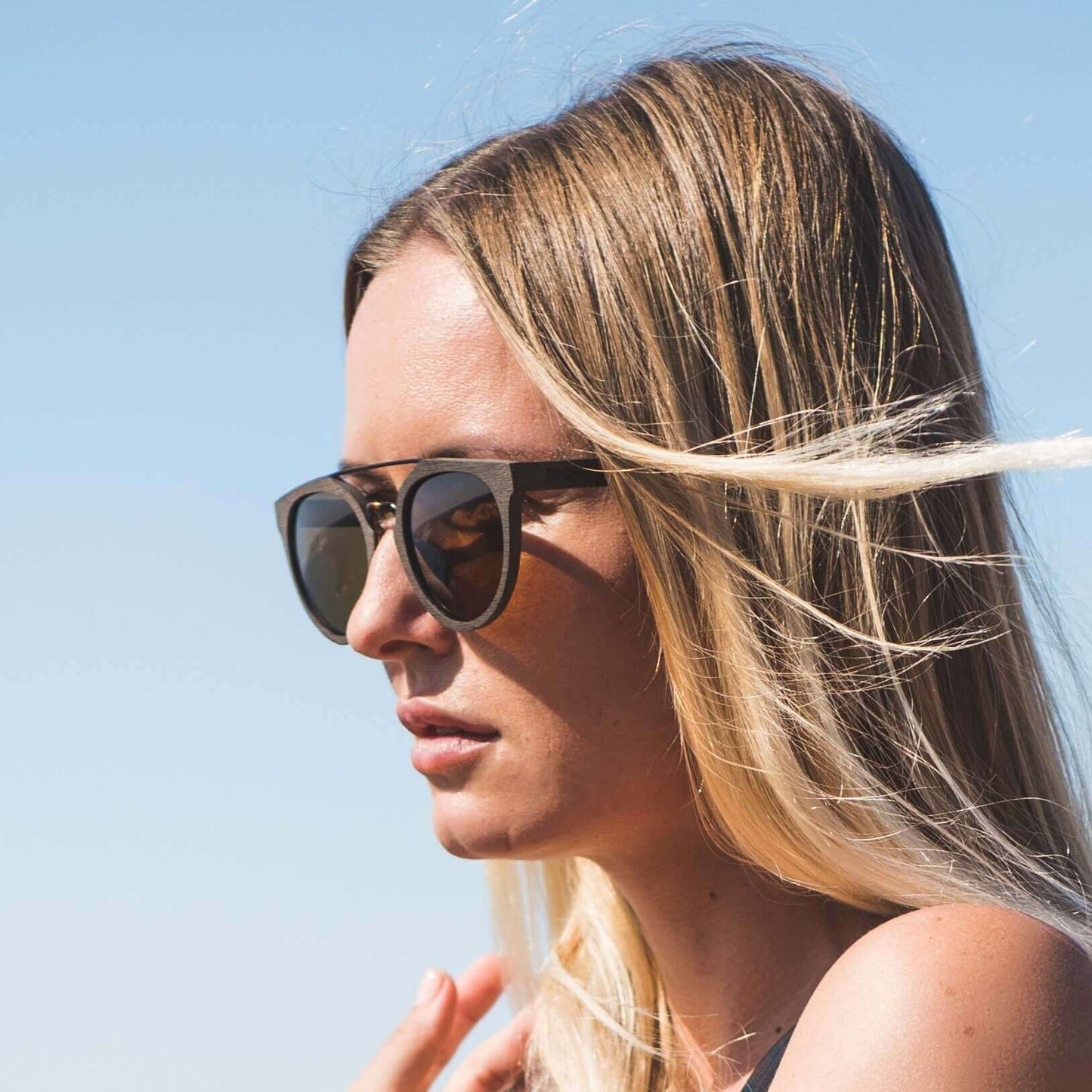 The Shiva - Wooden Sunglasses - Vegan America