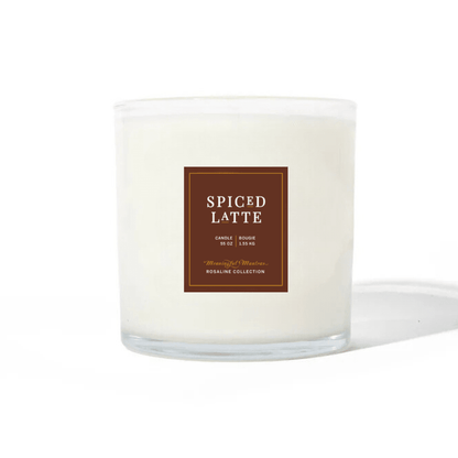 Spiced Latte Natural Candle 55oz Rosaline Collection - Vegan America