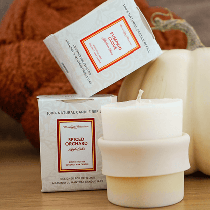 Pumpkin Clove Natural Candle 8oz Kaia Collection Refill - Vegan America