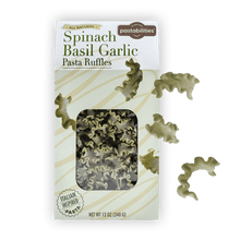Spinach Basil Garlic Pasta Ruffles
