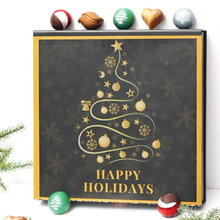 **VEGAN** 25 Piece Christmas Chocolate Box - Holiday Chocolate Gift