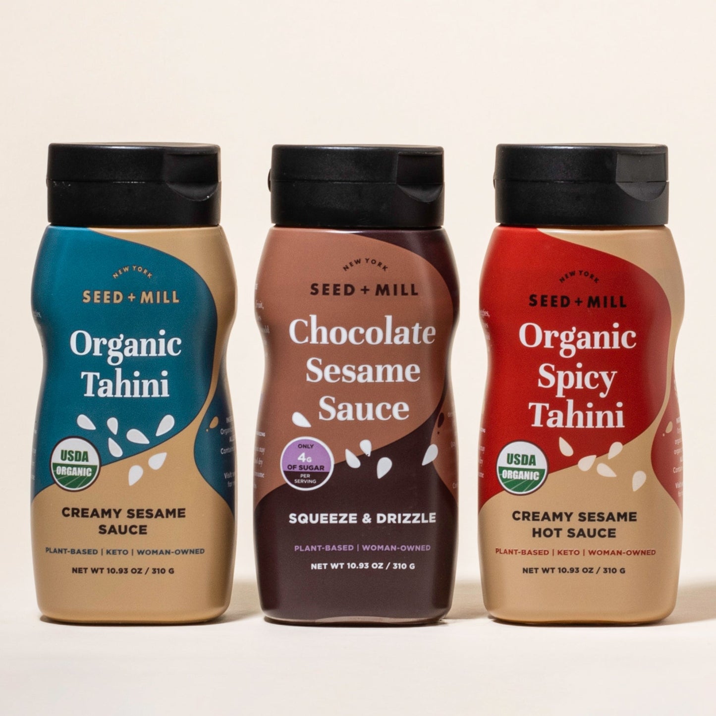 Tahini Squeeze Bottle (case)