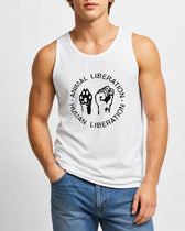 Animal Liberation Human Liberation Men's Tank Top - Vegan America