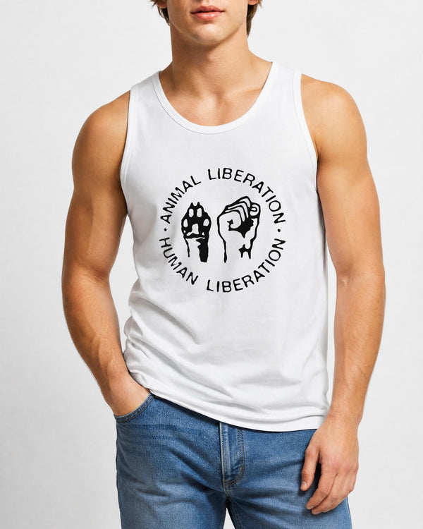 Animal Liberation Human Liberation Men's Tank Top