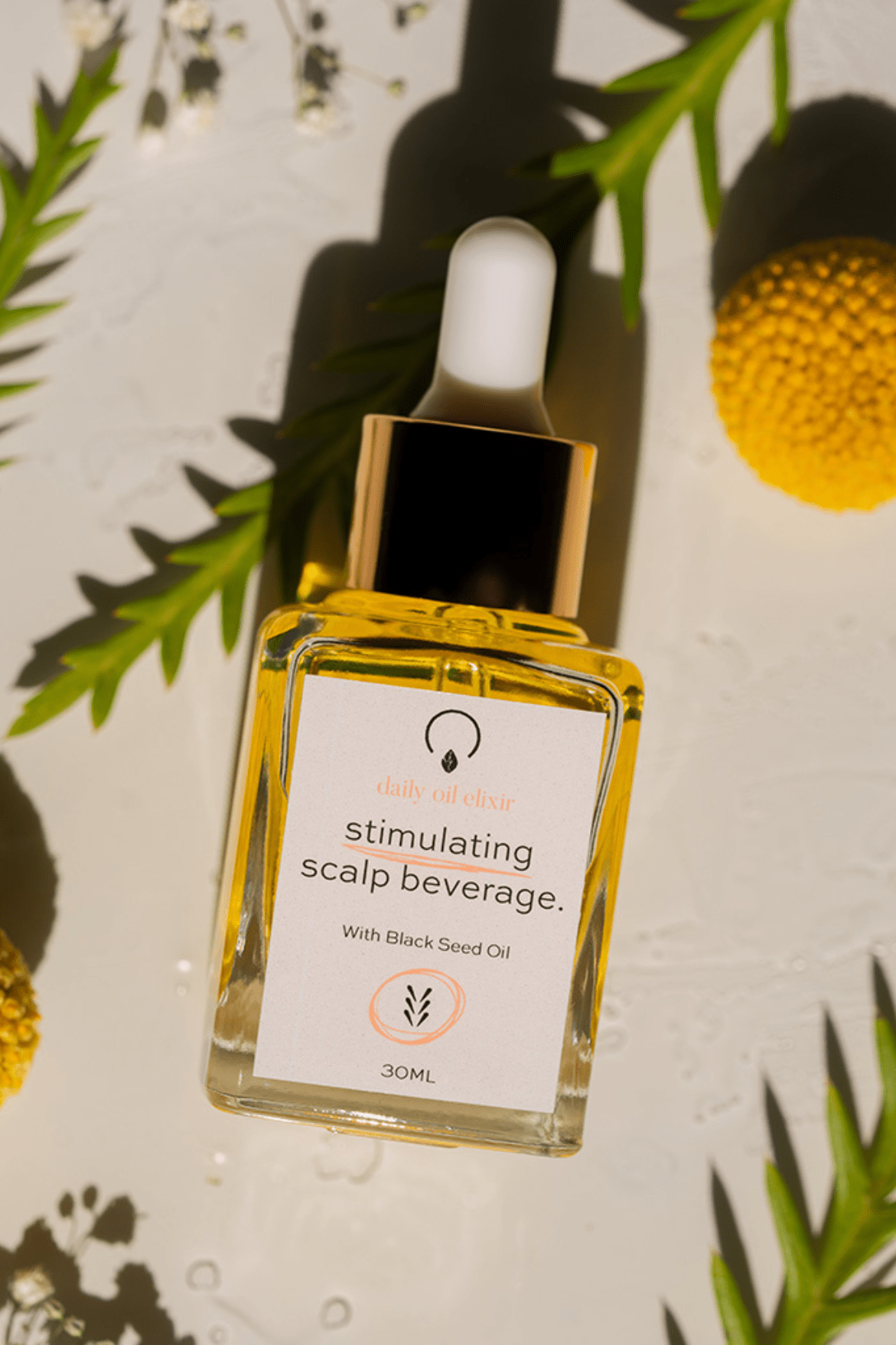 Stimulating Scalp Beverage – High with Black Seed Oil - Hair Growth Oil - Vegan America