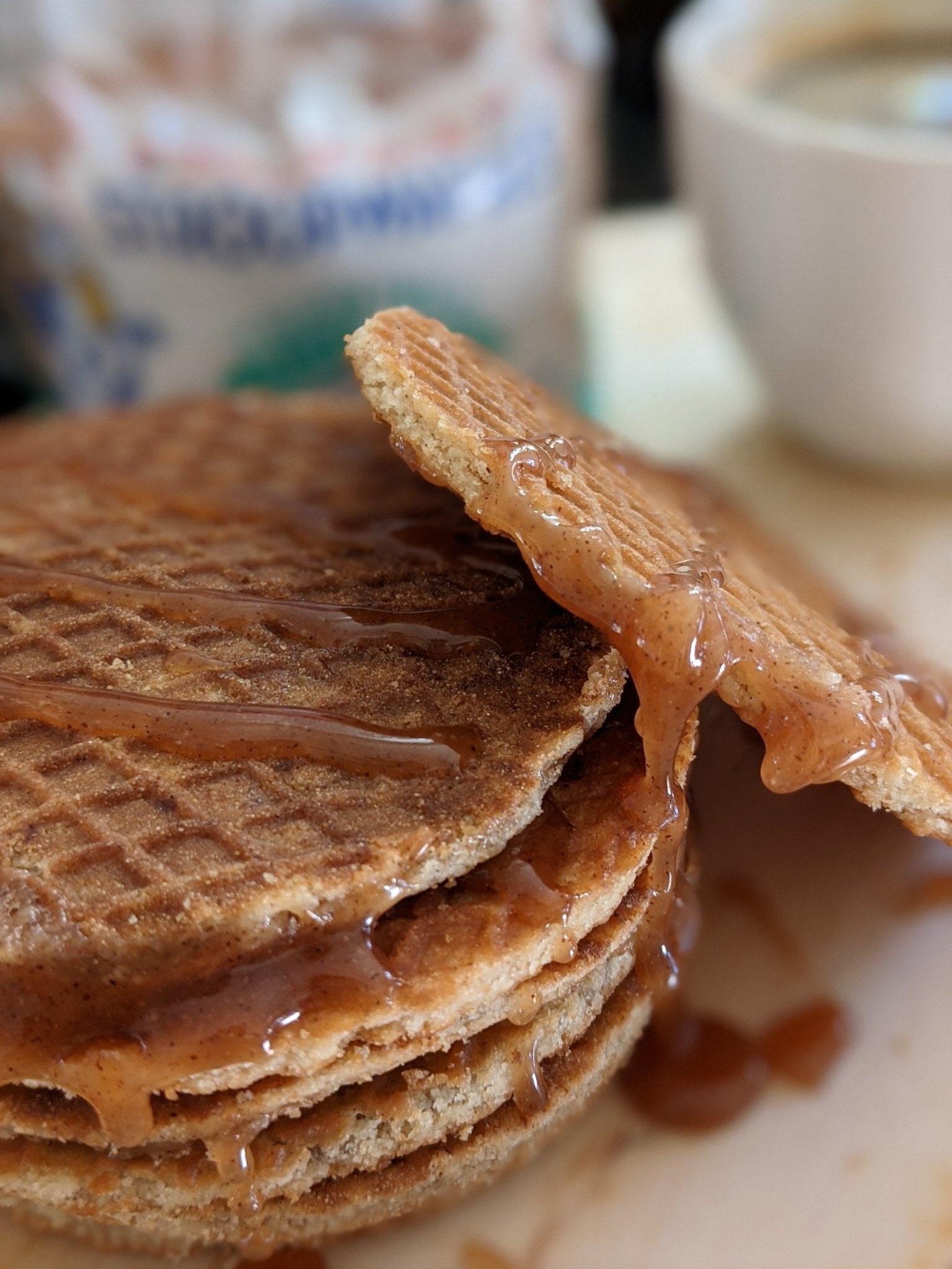 Gluten Free and Plant Based Traditional Caramel Organic Stroopwafels (box of 12x 2 - pack - 24 total) - Vegan America