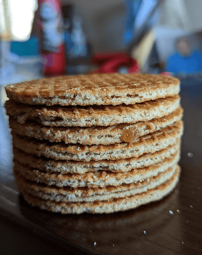 Gluten Free and Plant Based Traditional Caramel Organic Stroopwafels (box of 12x 2 - pack - 24 total) - Vegan America