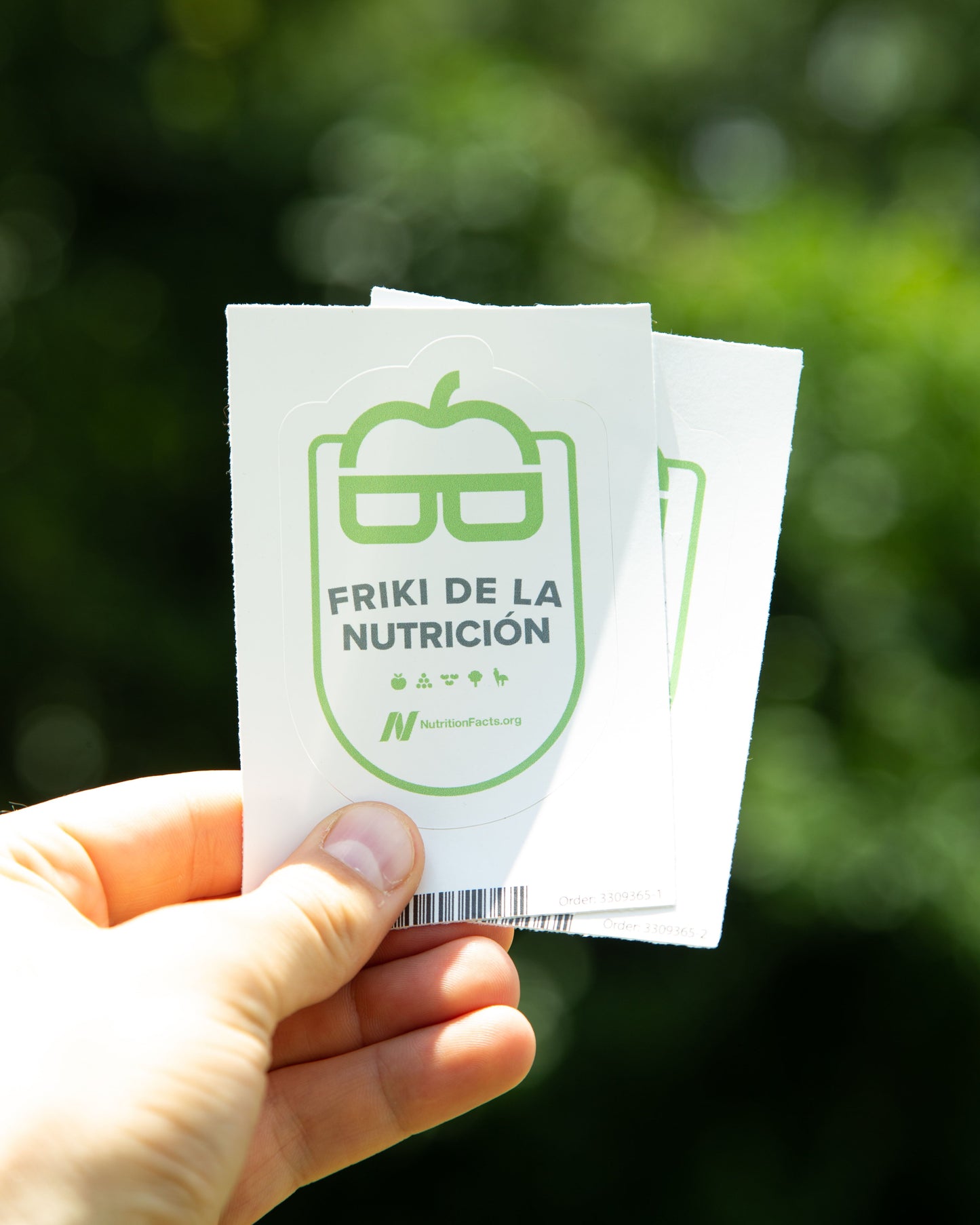 Nutrition Nerd Kiss Cut Sticker (En Español)
