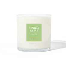 Sunday Reset Fresh Linen Natural Candle 55oz Rosaline Collection - Vegan America