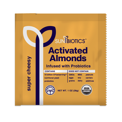 Activated Almonds - Infused with Probiotic - Super Cheesy - Vegan America