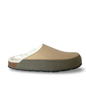 Vegan Winter Clogs with Cotton Lining Suva Beige - Vegan America