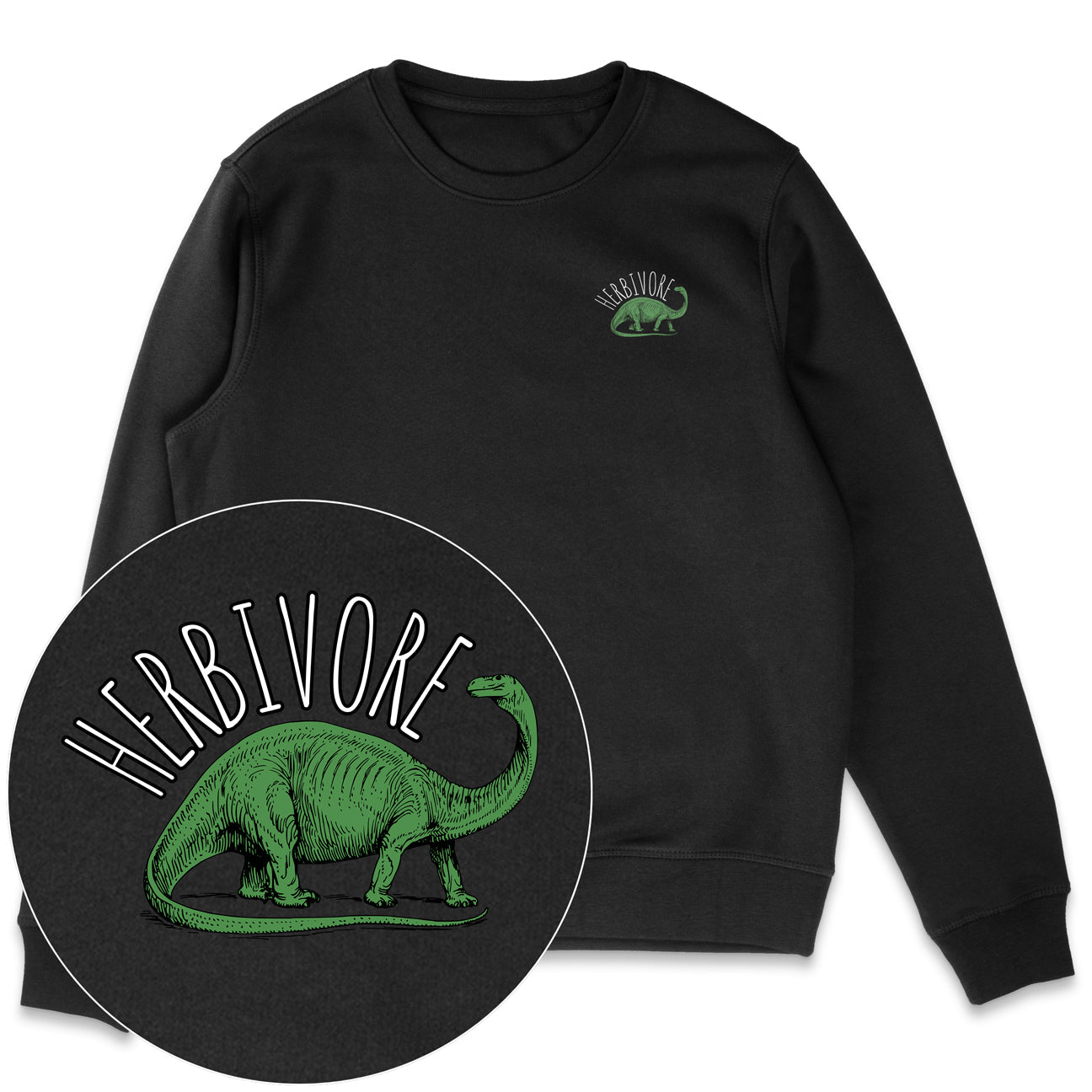 Herbivore Brontosaurus Sweatshirt