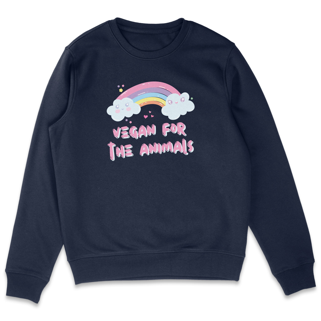 Vegan For The Animals Rainbow Sweatshirt