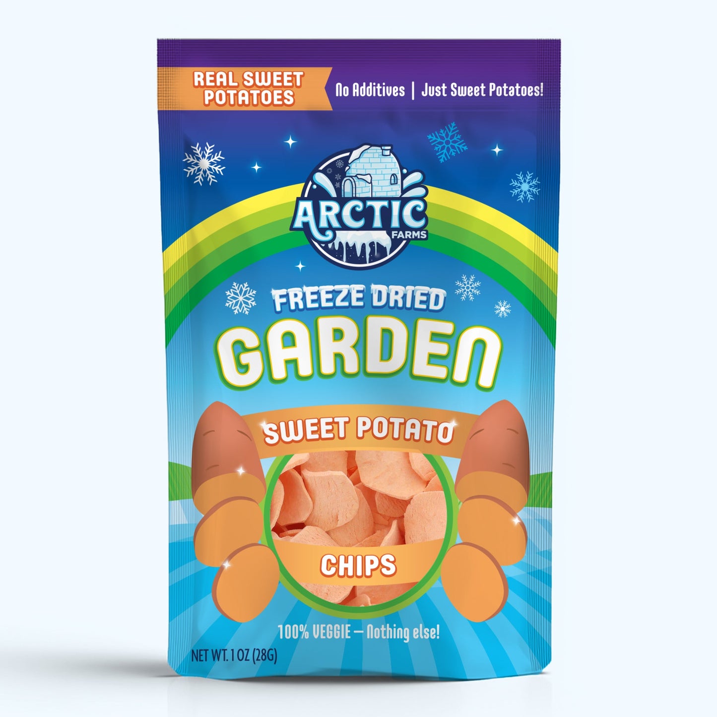 Freeze Dried Sweet Potato Chips