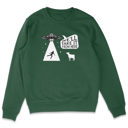 Alien Abduction Sweatshirt