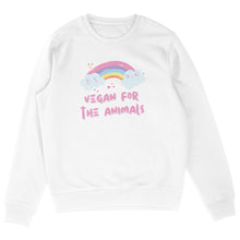 Vegan For The Animals Rainbow Sweatshirt