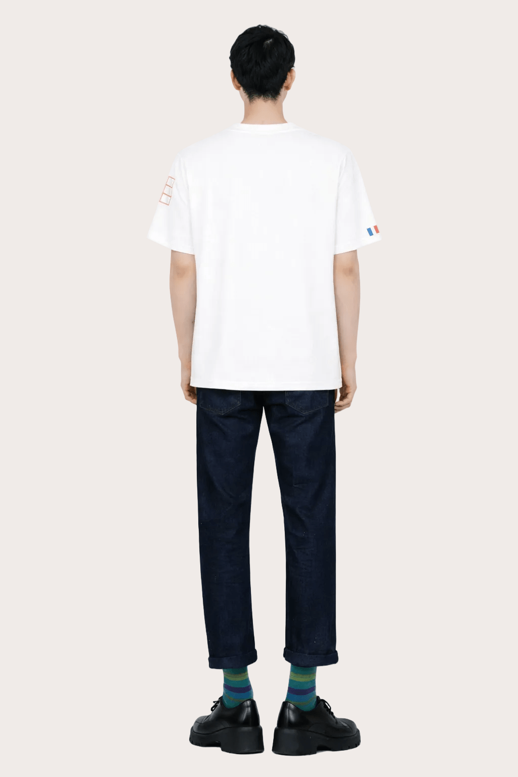 LO NEEL T-shirt Vague Blanc - Vegan America