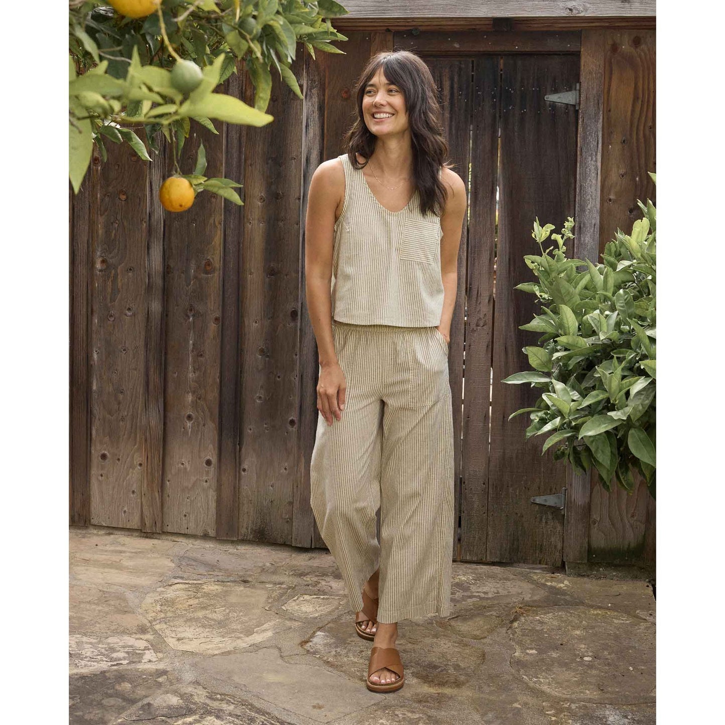 Taj Hemp Button Back Tank II