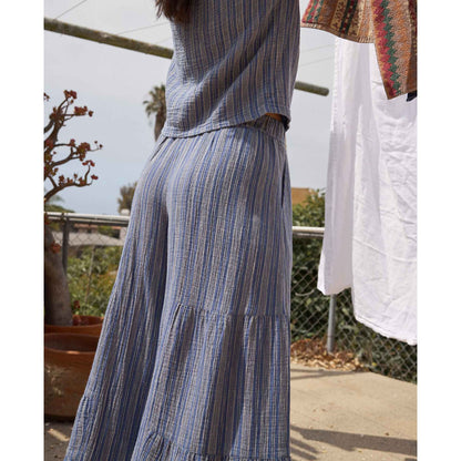 Tate Double Weave Palazzo Pant