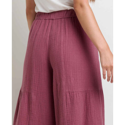 Tate Double Weave Palazzo Pant