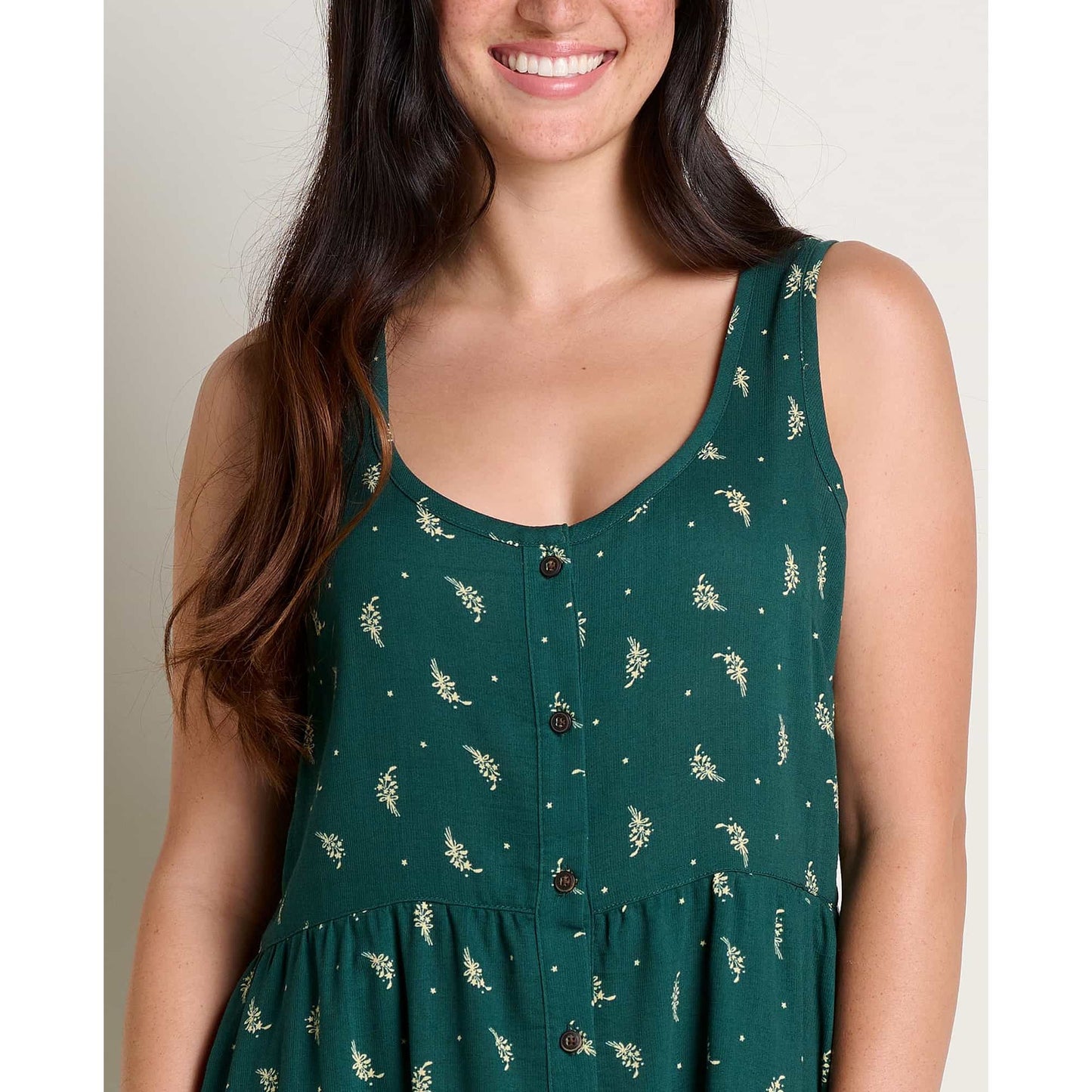 Manzana Tiered Sleeveless Dress