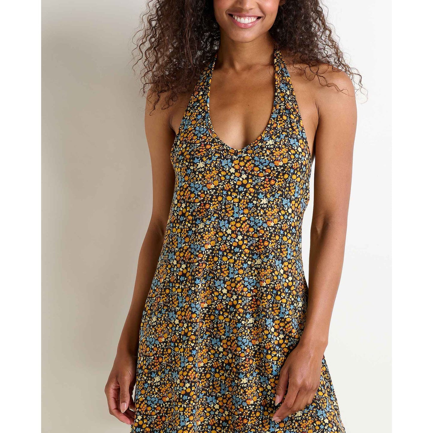 Plumeria Halter Dress