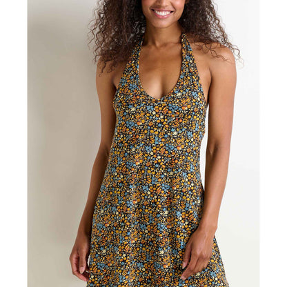 Plumeria Halter Dress