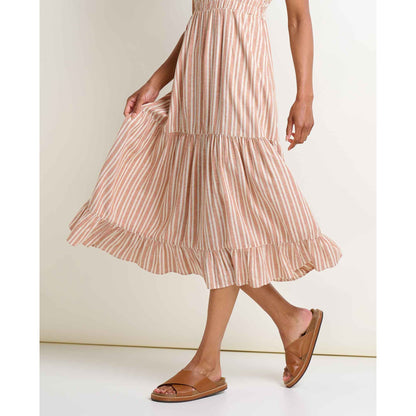 Taj Hemp Tiered Midi Dress