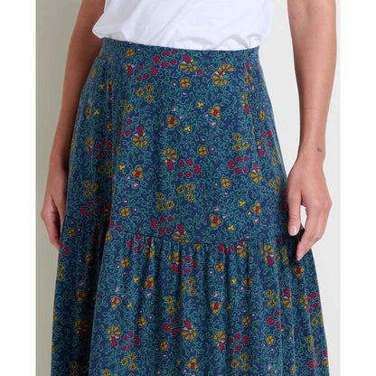 Marigold Tiered Midi Skirt