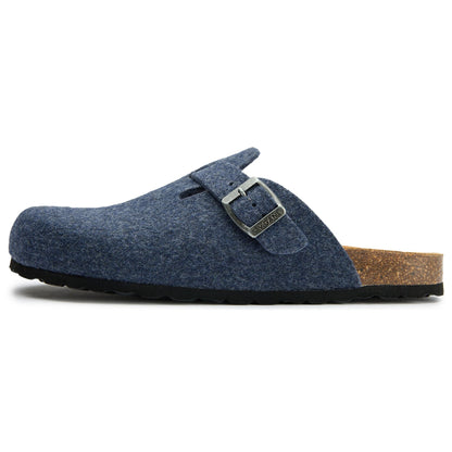 Taro Comfort Recycled Felt Footbed Slippers - Vegan America