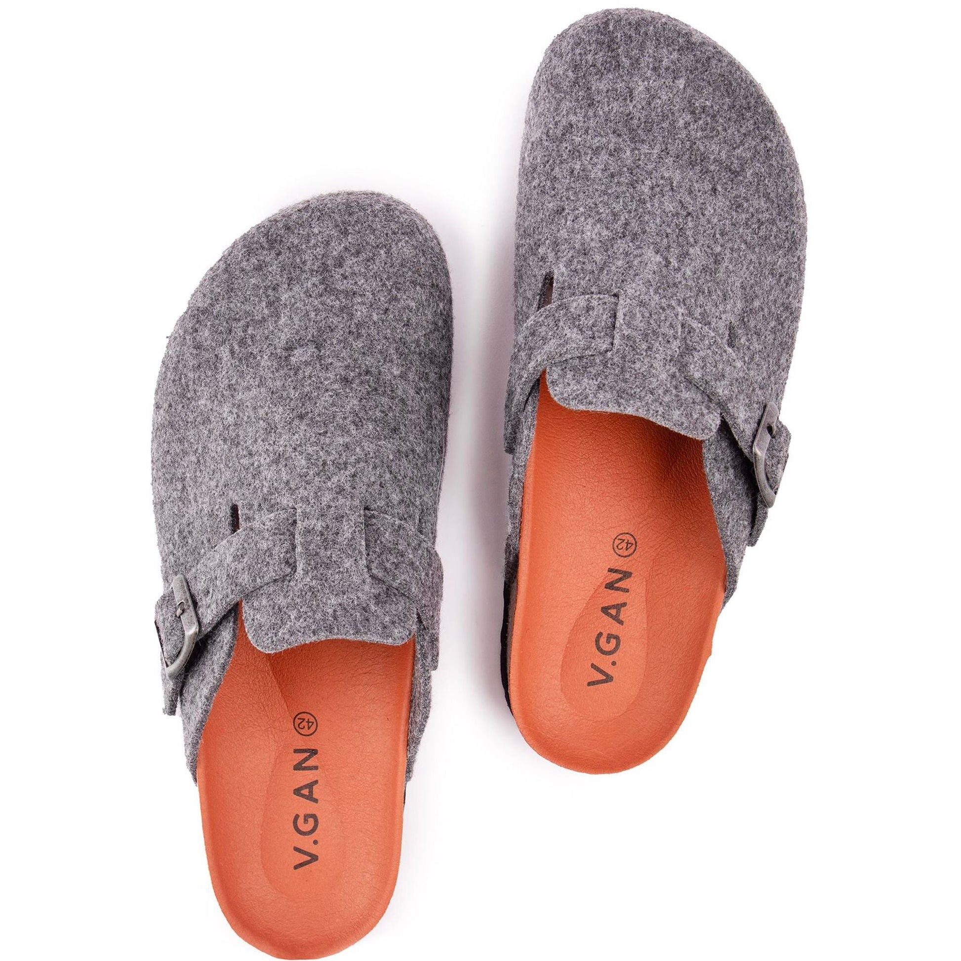 Taro Recycled Felt Footbed Slippers - Vegan America