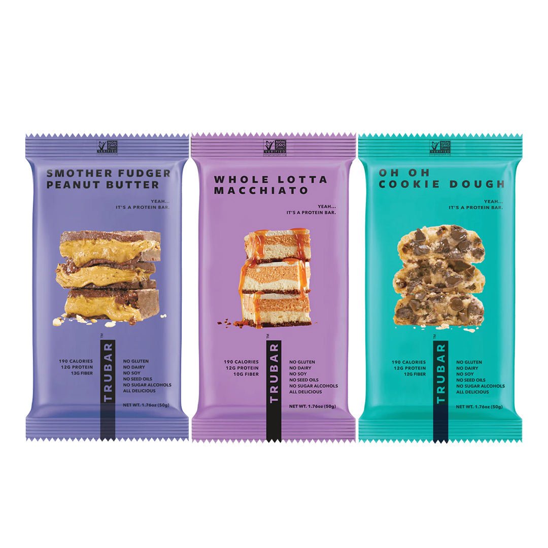 Variety Pack: Smother Fudger Peanut Butter, Whole Lotta Macchiato & Oh Oh Cookie Dough - Vegan America