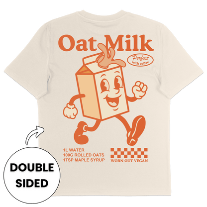 Oat Milk Streetwear T-Shirt - Vegan America